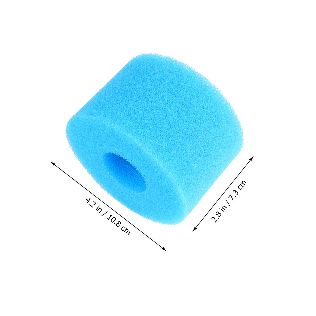 4Pcs Filter Sponge Cylinder Bl - Fish Tank Filter ulasan dan harga